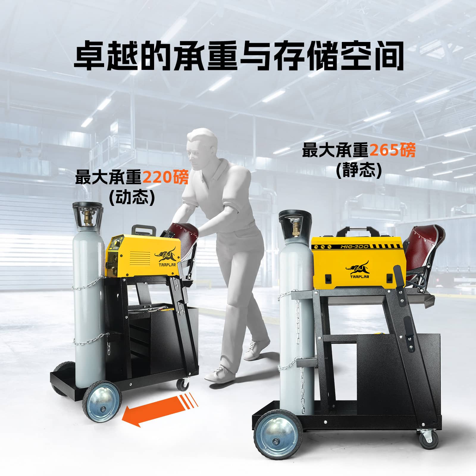 卓越的承重与存储空间
